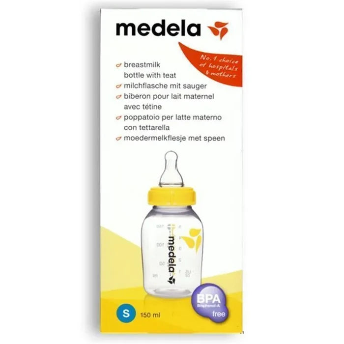 Medela Milk Bottle with Slow Flow Teat (150ml)