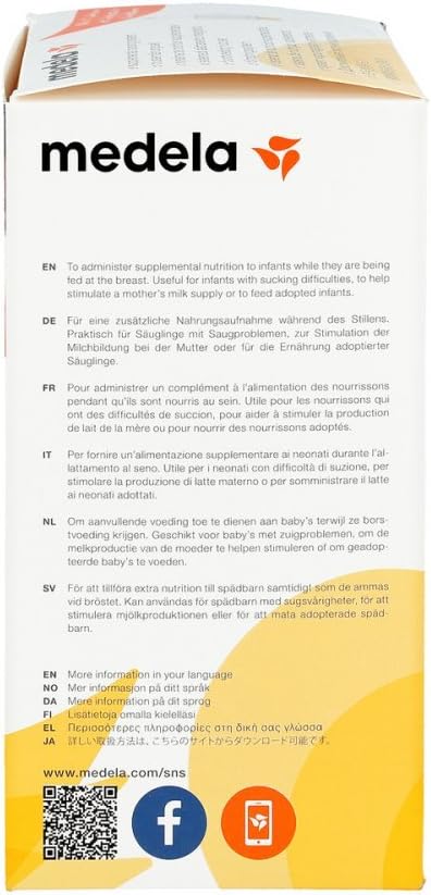 Medela Supplemental Nursing System.