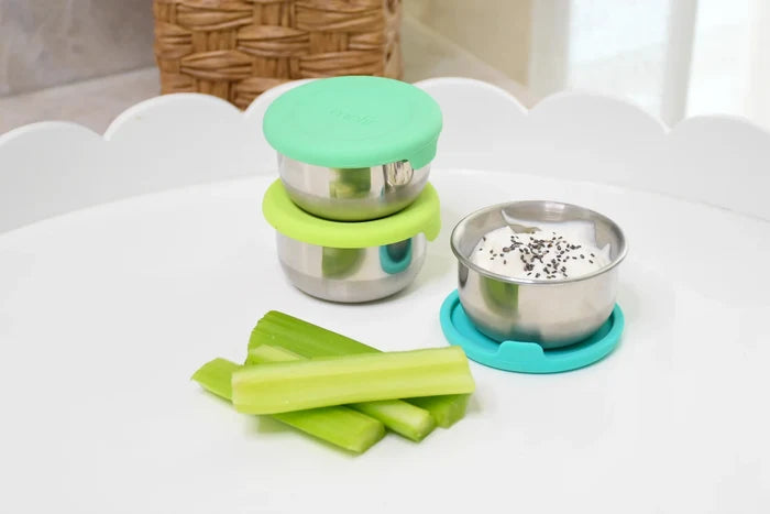 Melii Condiment Container Stainless Steel - Pack of 3