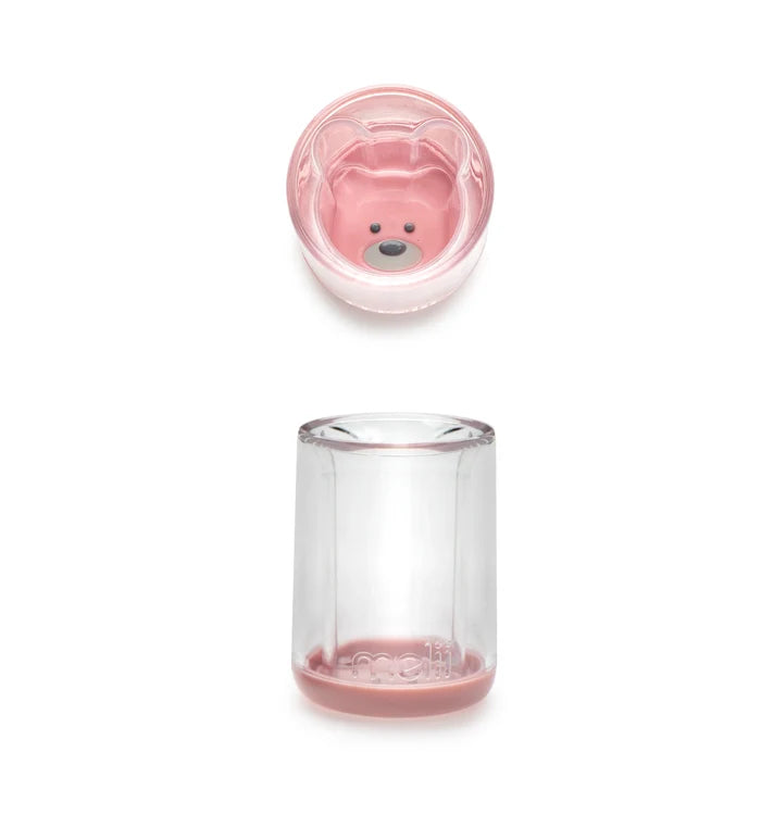 Melii Double Walled Bear Plastic Cup (145ml) - Pack of 2