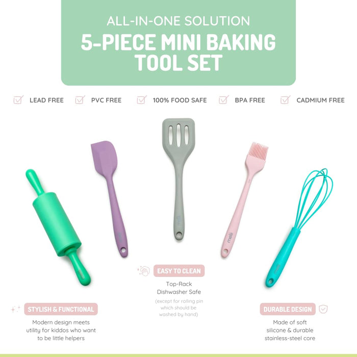 Melii Kids Mini Baking Tools 5 (Pcs)