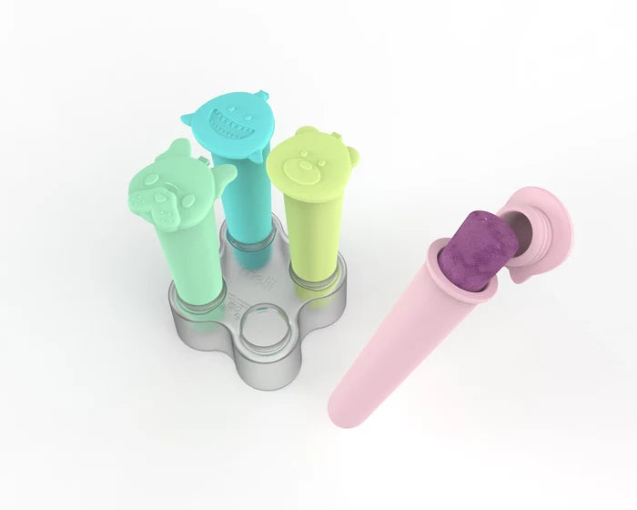 Melii Push Pops With Tray Silicone (4 Pcs)