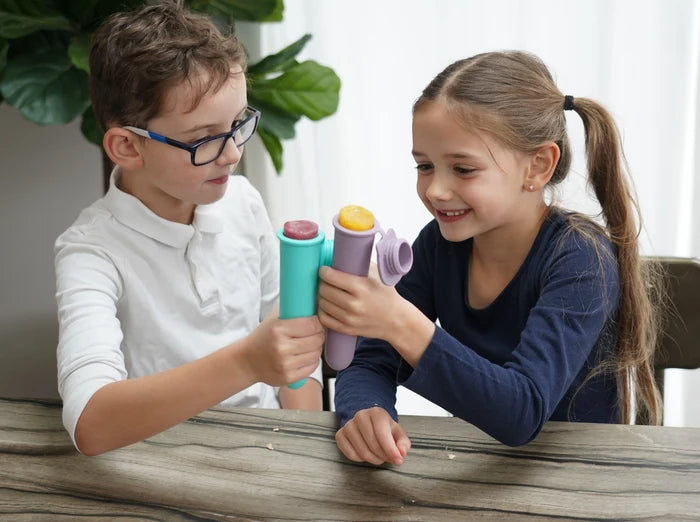 Melii Push Pops With Tray Silicone (4 Pcs)