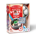 Melissa & Doug - Simmer & Stir Stovetop Pretend Play Set - 19 Pcs - Multicolor