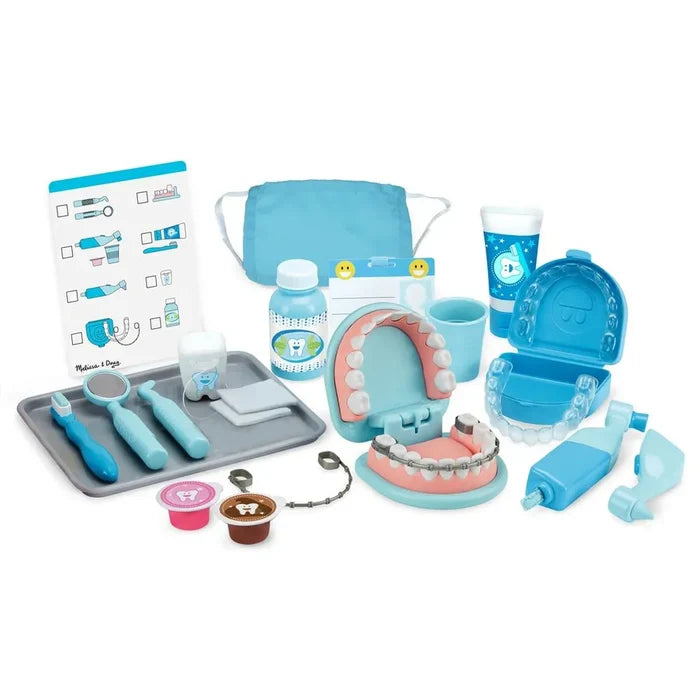 Melissa & Doug - Super Smile Dentist Kit Play Set - 25 Pcs - Multicolor
