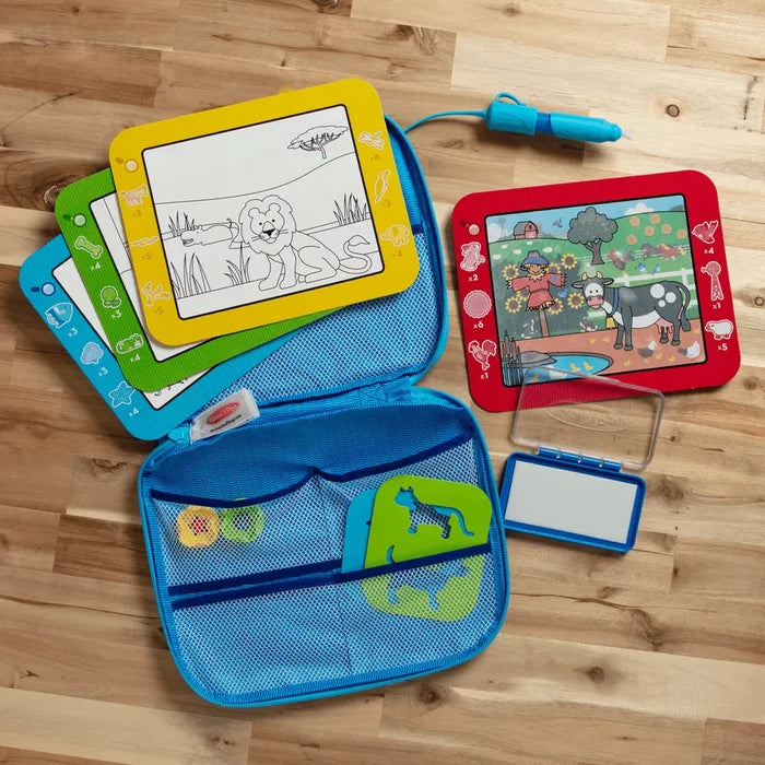 Melissa & Doug - Water WOW! Multi-Activity Drawing Set - 12 Pcs - Multicolor