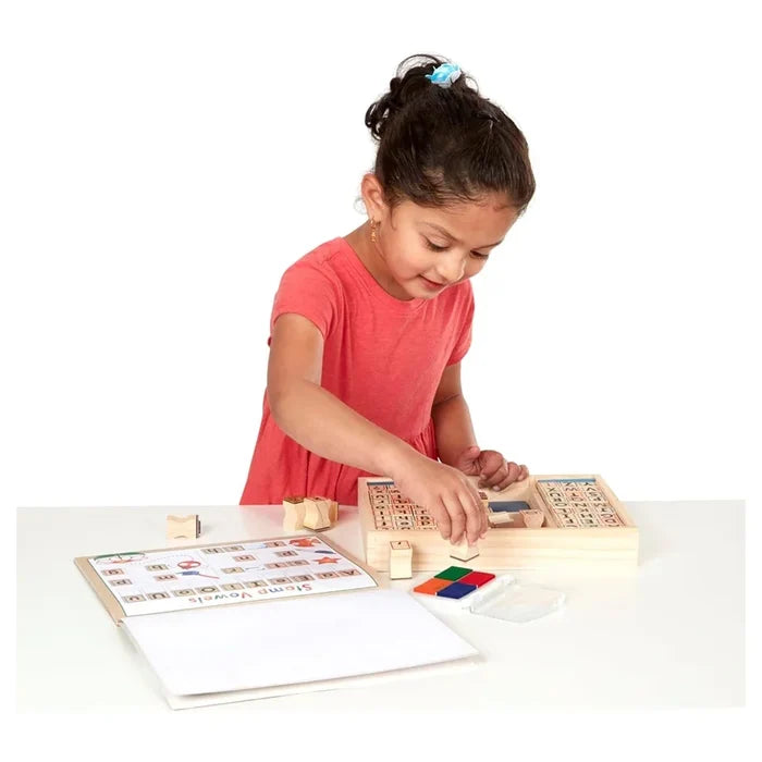 Melissa & Doug - Wooden ABC Activity Stamp Set - 71 Pcs - Multicolor