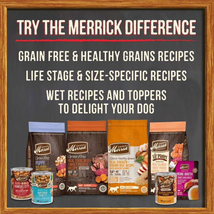 Merrick Grain Free Puppy Plate Beef Recipe Canned Puppy Food