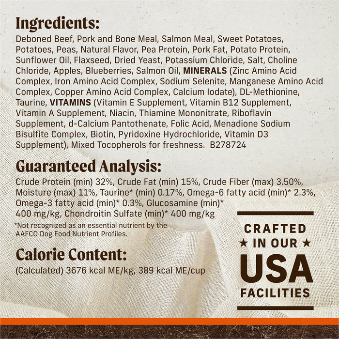 Merrick Premium Grain Free Dry Adult Dog Food, Wholesome And Natural Kibble, Real Texas Beef And Sweet Potato