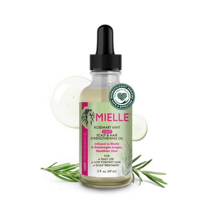 Mielle Rosemary Mint Light Scalp & Hair Strengthening Oil (59ml)