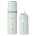 Milk + Water All In One Baby Bottle Stainless Steel (9oz, Olive Green, Medium Flow)