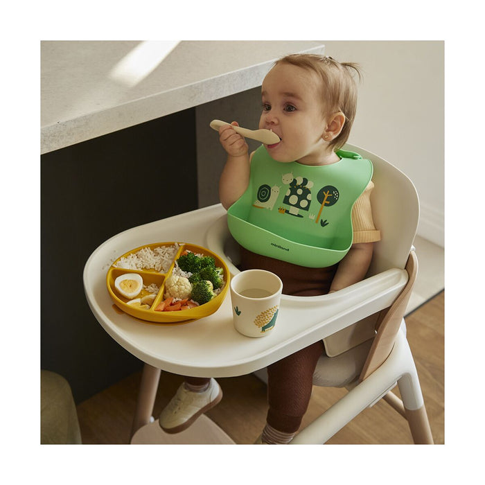 Miniland Baby Led Weaning Garden Silicone Dinnerware Set