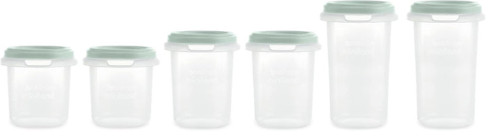 Miniland Baby Meal Storage Containers Hermisized Sets (Mint)