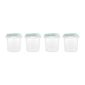 Miniland Hermisized Baby Food Containers (Mint Green) - Pack of 4
