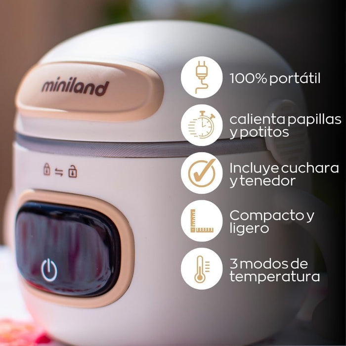 Miniland Warmy Food On The Go Portable Baby Food Warmer