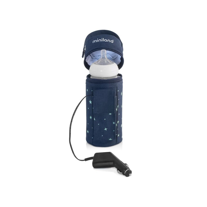 Miniland Warmy Travel Thermal Bottle Bag (Denim)