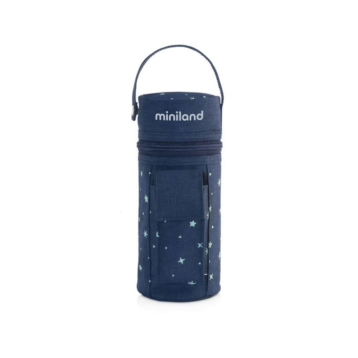 Miniland Warmy Travel Thermal Bottle Bag (Denim)