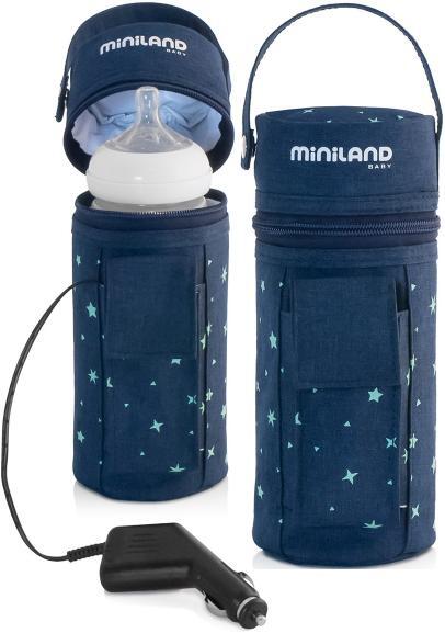 Miniland Warmy Travel Thermal Bottle Bag (Denim)