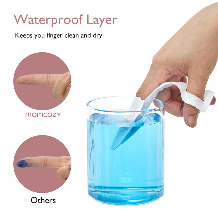 Momcozy 2-in-1 Finger Cover Shields, 30 pcs