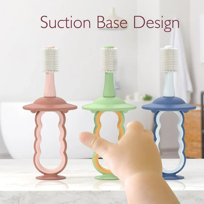 Momcozy 360° Baby Silicone Toothbrush and Tounge Cleaner