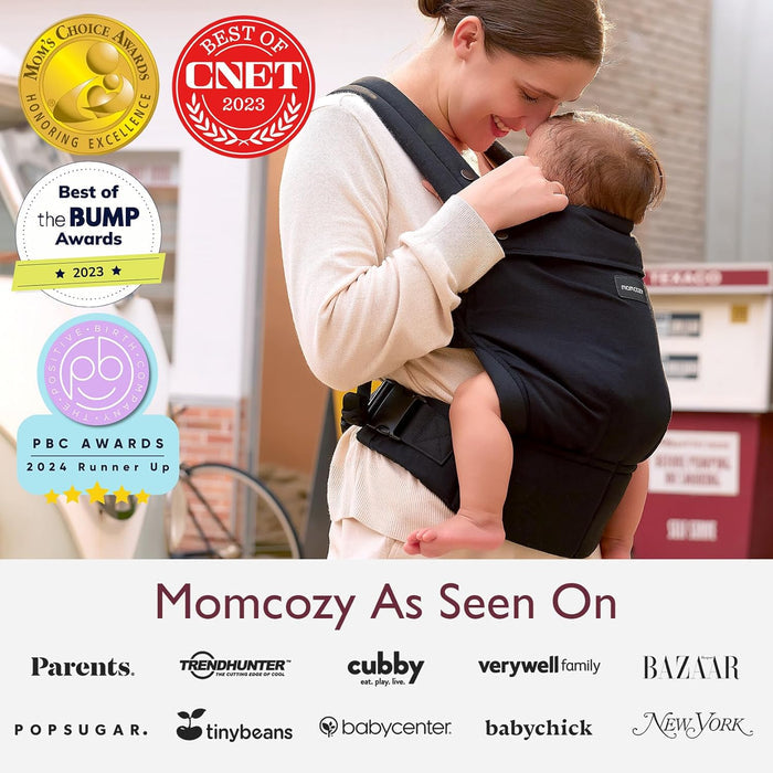 Momcozy Baby Carrier (Black, 3 Months+)