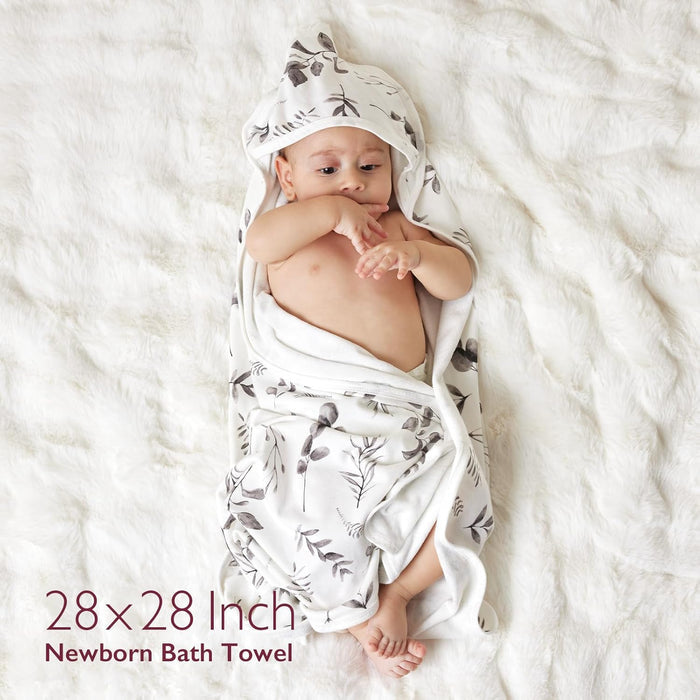 Momcozy Baby Hooded Towel Set - Pack of 2