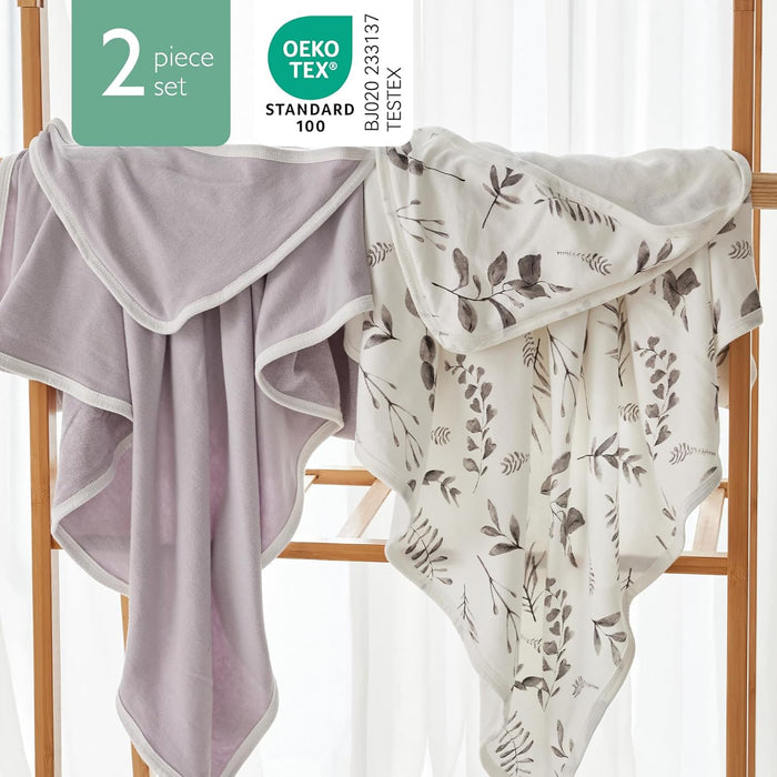 Momcozy Baby Hooded Towel Set - Pack of 2