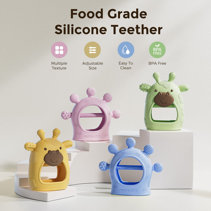 Momcozy Baby Teether Toys - Teething Mitten