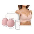 Momcozy Breast Pump M9 + Ultra Comfort Seamless Nursing Bra Package