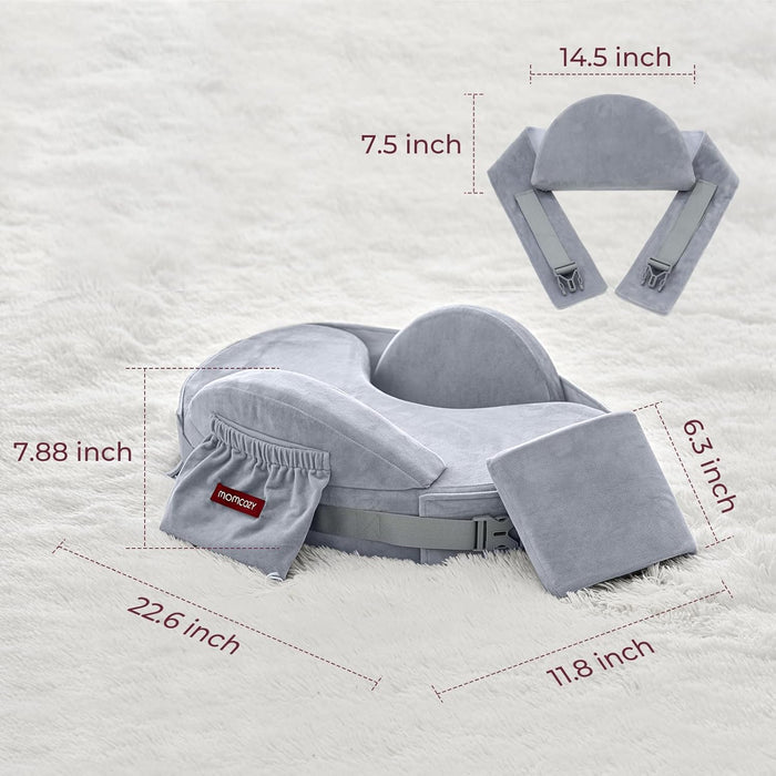 Momcozy CozyPro Nursing Pillow (Grey)