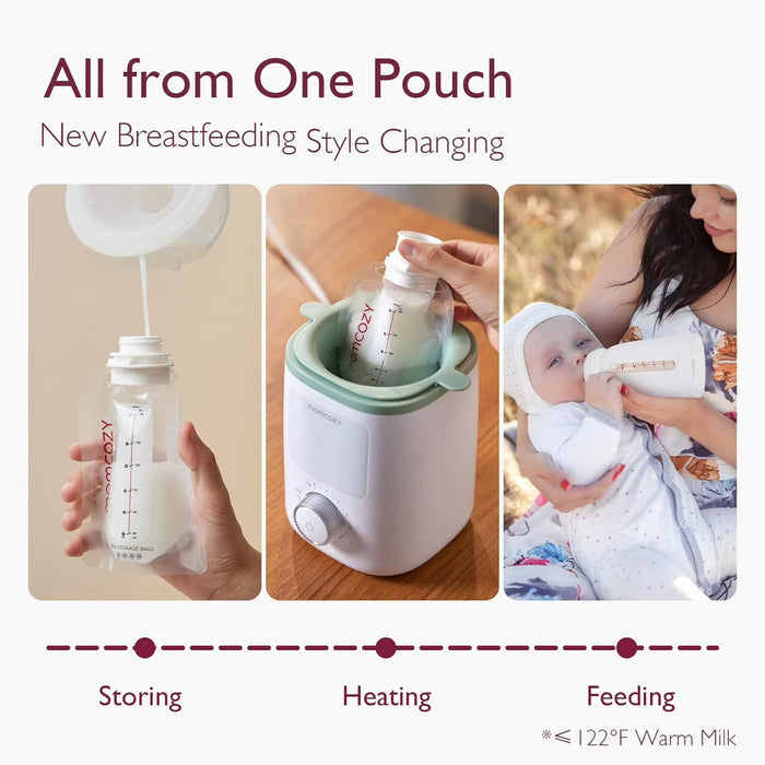 Momcozy Direct To Feed Breastmilk Storage Bag (84 Pcs).