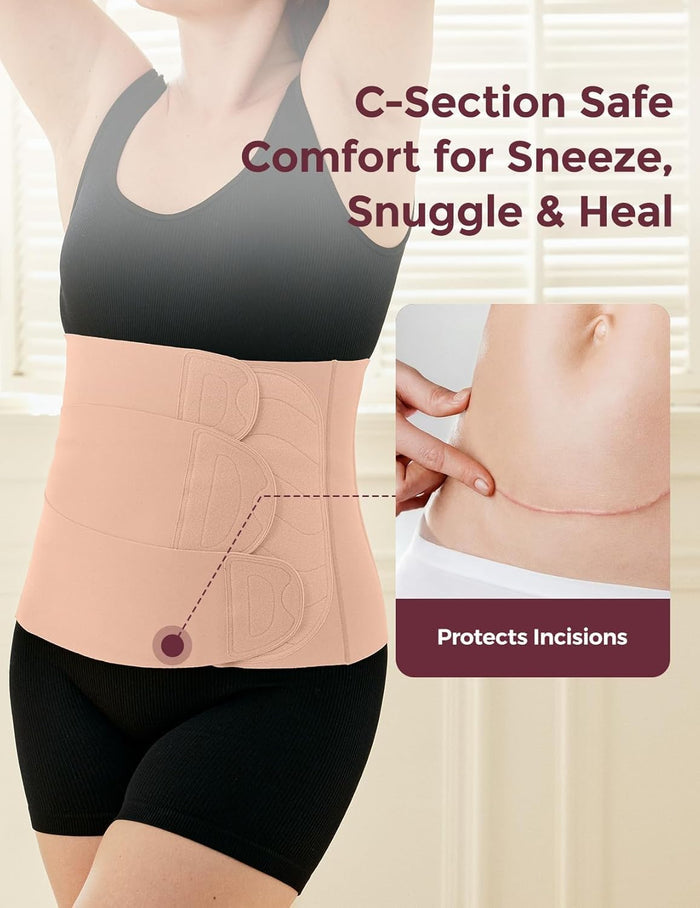 Momcozy Ergowrap Back Support Belt (Beige)