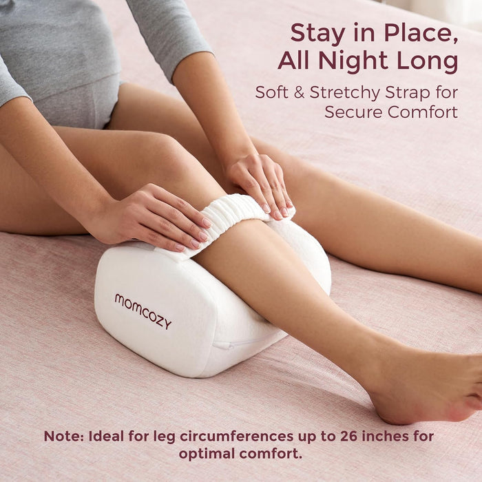 Momcozy Knee Pillow for Side Sleepers (White)