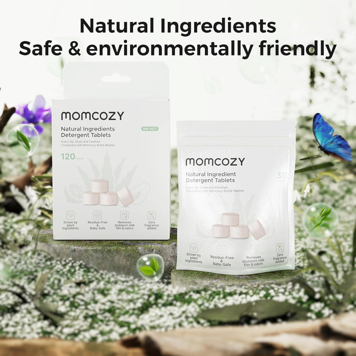Momcozy Natural Washing Block Plant Based (120 Tablets)