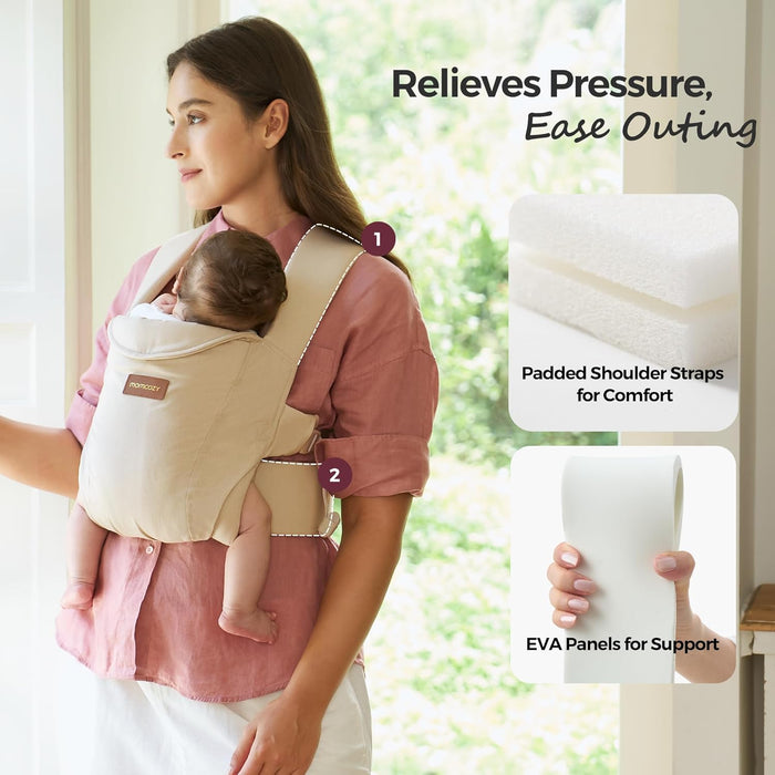 Momcozy Newborn Baby Carrier (Khaki)