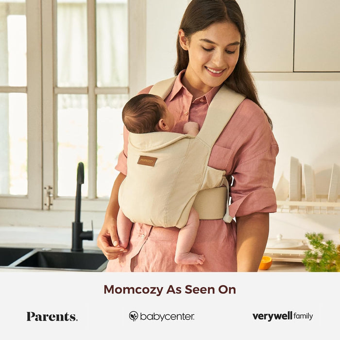 Momcozy Newborn Baby Carrier (Khaki)