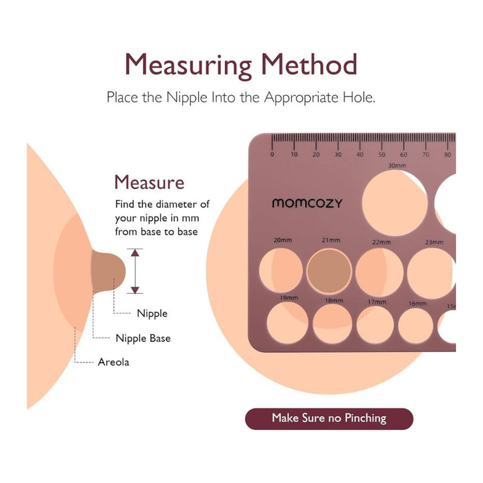 Momcozy Nipple Ruler For Flange Sizing