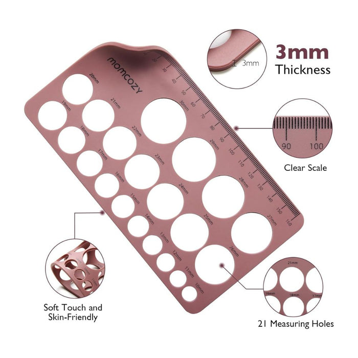 Momcozy Nipple Ruler For Flange Sizing