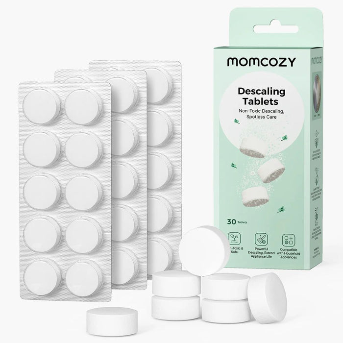 Momcozy Offical Descaling Tablets, Compatible KleanPal Pro Baby Bottle Washer (30 Tablets)