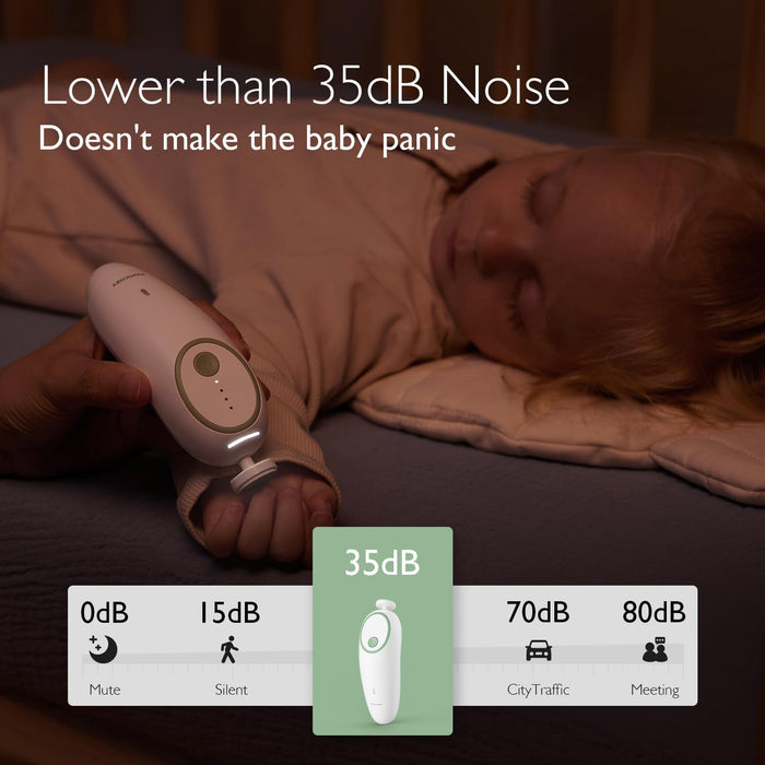 Momcozy Rechargeable Infant Electric Nail Trimmer