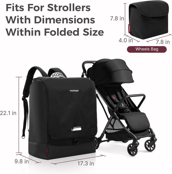 Momcozy Stroller Travel Bag (Black)