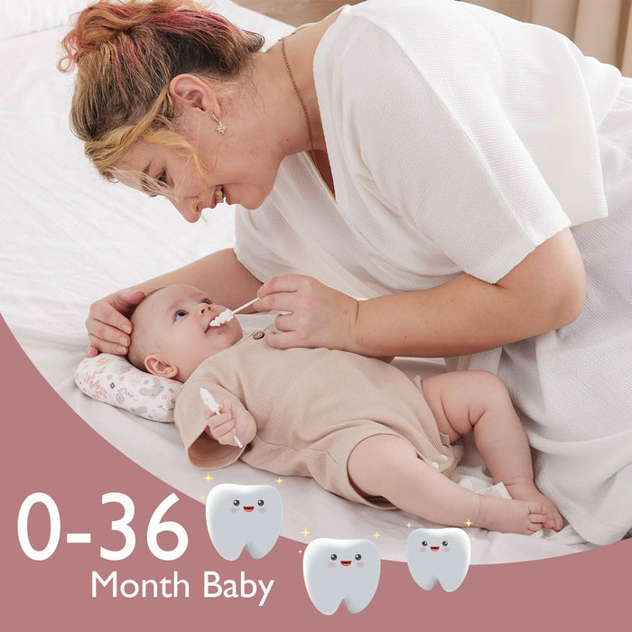 Momcozy Tongue Cleaner, Oral Cleaner for Baby - 40 pcs