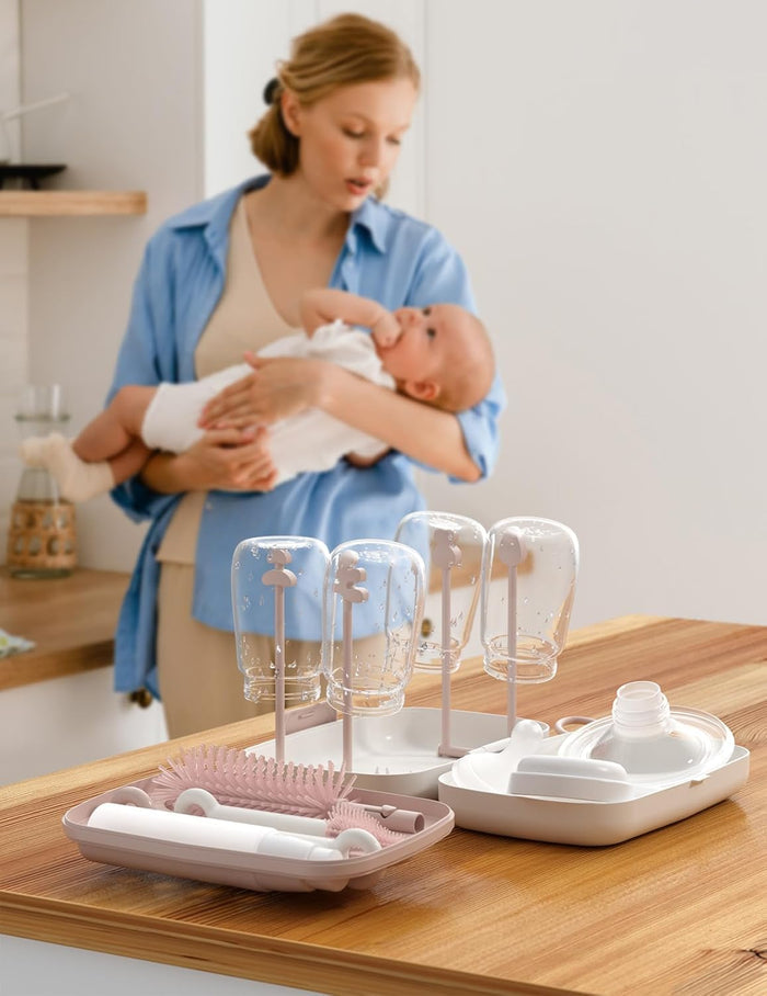 Momcozy Travel Baby Bottle Brush 7 In 1 Set