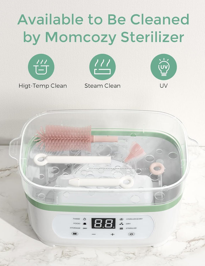 Momcozy Travel Baby Bottle Brush 7 In 1 Set