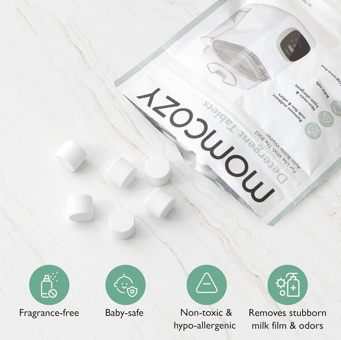 Momcozy Washing Block for Momcozy KleanPal Pro Baby Bottle Washer (60 Tablets)