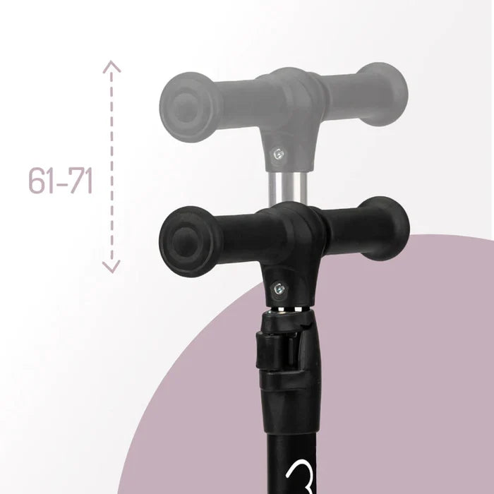 MoMi Kiuru Scooter And Ride On (Black)