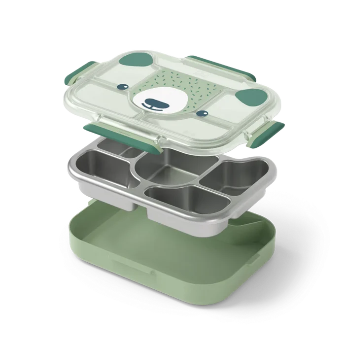 Monbento Lunch Box Wonder Green Bear S/S