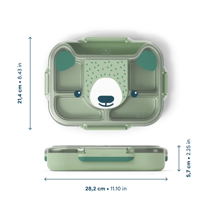 Monbento Lunch Box Wonder Green Bear S/S