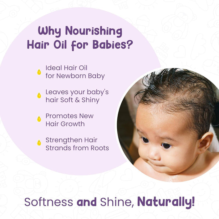 Mother Sparsh Nourishing Hair Oil for Babies by Mother Sparsh, 100ml, 0m+