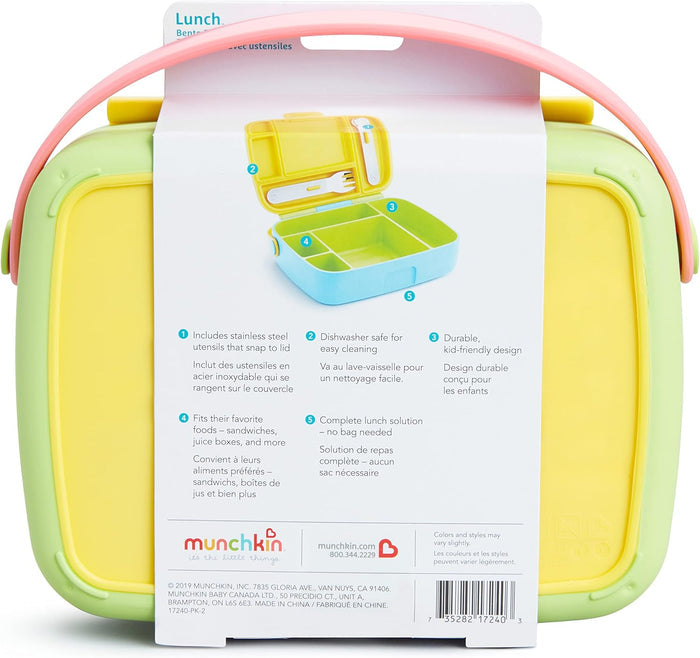 Munchkin Bento Box Toddler Lunch Box
